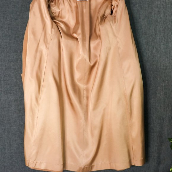 Switzer's Vintage Wrap Coat Womens M - XL 100% Wool Rabbit Fur Shawl Collar - Picture 9 of 13